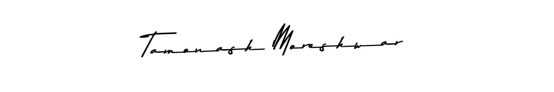 Design your own signature with our free online signature maker. With this signature software, you can create a handwritten (Asem Kandis PERSONAL USE) signature for name Tamonash Moreshwar. Tamonash Moreshwar signature style 9 images and pictures png