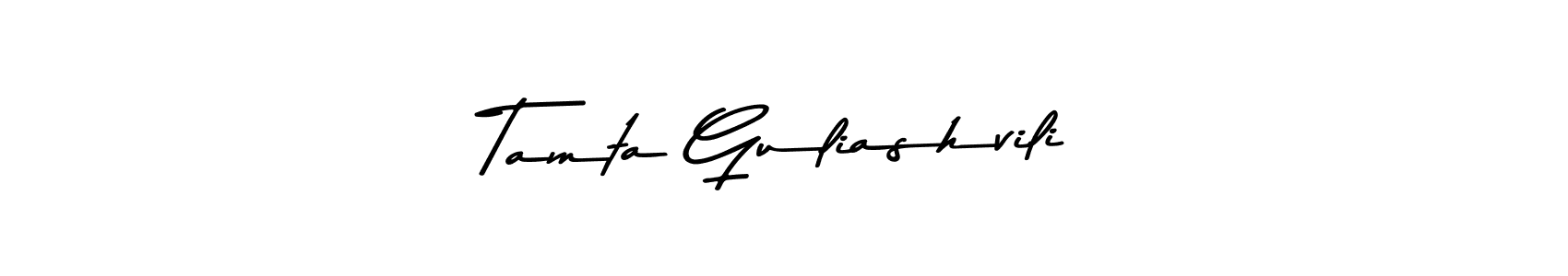 Design your own signature with our free online signature maker. With this signature software, you can create a handwritten (Asem Kandis PERSONAL USE) signature for name Tamta Guliashvili. Tamta Guliashvili signature style 9 images and pictures png