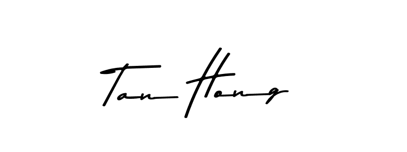 You should practise on your own different ways (Asem Kandis PERSONAL USE) to write your name (Tan Hong) in signature. don't let someone else do it for you. Tan Hong signature style 9 images and pictures png