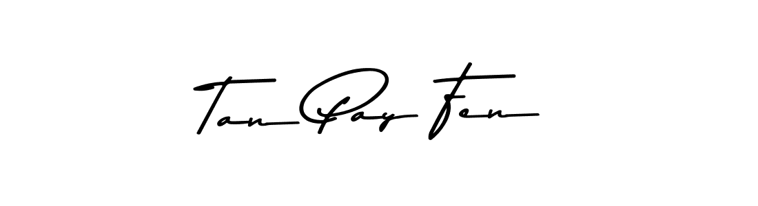 The best way (Asem Kandis PERSONAL USE) to make a short signature is to pick only two or three words in your name. The name Tan Pay Fen include a total of six letters. For converting this name. Tan Pay Fen signature style 9 images and pictures png