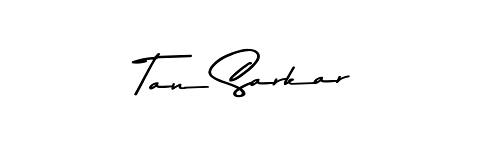 Create a beautiful signature design for name Tan Sarkar. With this signature (Asem Kandis PERSONAL USE) fonts, you can make a handwritten signature for free. Tan Sarkar signature style 9 images and pictures png