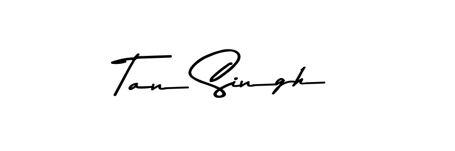 Use a signature maker to create a handwritten signature online. With this signature software, you can design (Asem Kandis PERSONAL USE) your own signature for name Tan Singh. Tan Singh signature style 9 images and pictures png