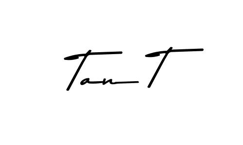 Design your own signature with our free online signature maker. With this signature software, you can create a handwritten (Asem Kandis PERSONAL USE) signature for name Tan T. Tan T signature style 9 images and pictures png