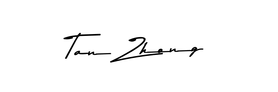 Tan Zhong stylish signature style. Best Handwritten Sign (Asem Kandis PERSONAL USE) for my name. Handwritten Signature Collection Ideas for my name Tan Zhong. Tan Zhong signature style 9 images and pictures png