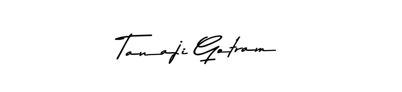 Similarly Asem Kandis PERSONAL USE is the best handwritten signature design. Signature creator online .You can use it as an online autograph creator for name Tanaji Gotram. Tanaji Gotram signature style 9 images and pictures png