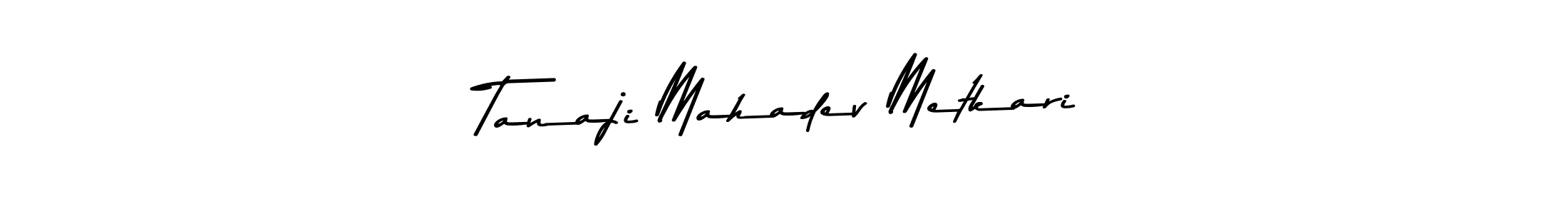 Design your own signature with our free online signature maker. With this signature software, you can create a handwritten (Asem Kandis PERSONAL USE) signature for name Tanaji Mahadev Metkari. Tanaji Mahadev Metkari signature style 9 images and pictures png