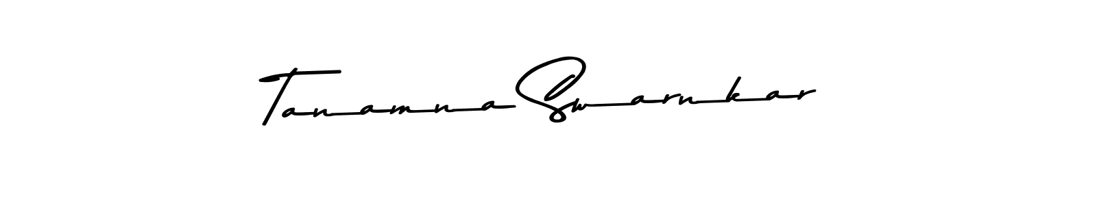 Tanamna Swarnkar stylish signature style. Best Handwritten Sign (Asem Kandis PERSONAL USE) for my name. Handwritten Signature Collection Ideas for my name Tanamna Swarnkar. Tanamna Swarnkar signature style 9 images and pictures png