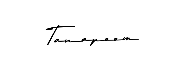 Make a beautiful signature design for name Tanapoom. With this signature (Asem Kandis PERSONAL USE) style, you can create a handwritten signature for free. Tanapoom signature style 9 images and pictures png