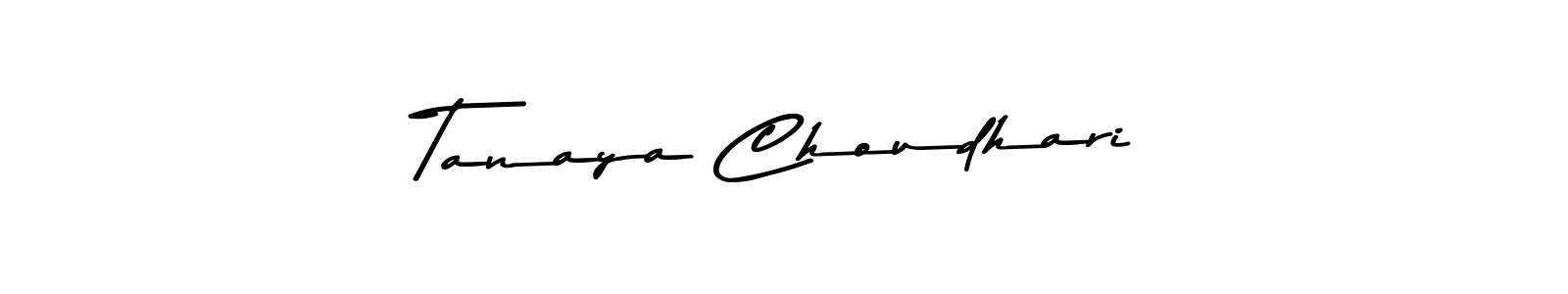 Create a beautiful signature design for name Tanaya Choudhari. With this signature (Asem Kandis PERSONAL USE) fonts, you can make a handwritten signature for free. Tanaya Choudhari signature style 9 images and pictures png