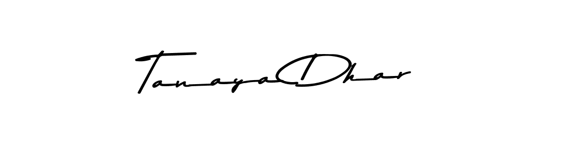 Tanaya Dhar stylish signature style. Best Handwritten Sign (Asem Kandis PERSONAL USE) for my name. Handwritten Signature Collection Ideas for my name Tanaya Dhar. Tanaya Dhar signature style 9 images and pictures png