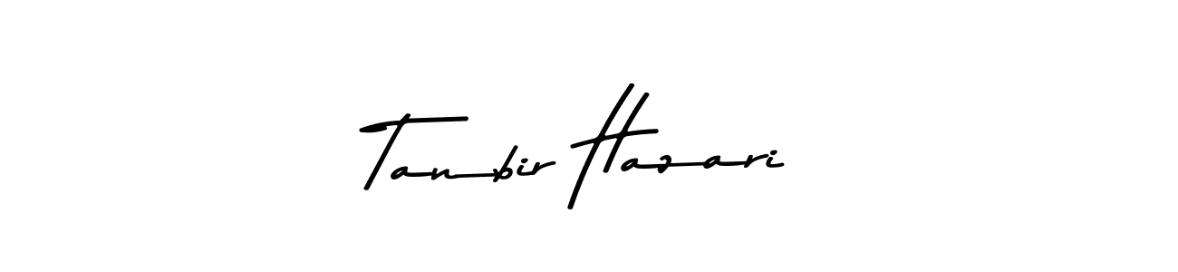 Use a signature maker to create a handwritten signature online. With this signature software, you can design (Asem Kandis PERSONAL USE) your own signature for name Tanbir Hazari. Tanbir Hazari signature style 9 images and pictures png