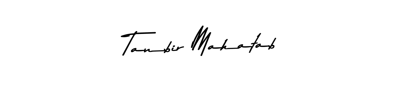 The best way (Asem Kandis PERSONAL USE) to make a short signature is to pick only two or three words in your name. The name Tanbir Mahatab include a total of six letters. For converting this name. Tanbir Mahatab signature style 9 images and pictures png