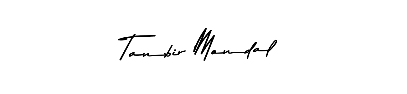 Use a signature maker to create a handwritten signature online. With this signature software, you can design (Asem Kandis PERSONAL USE) your own signature for name Tanbir Mondal. Tanbir Mondal signature style 9 images and pictures png