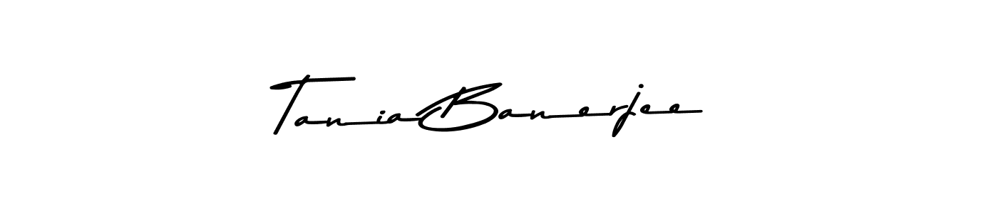 Design your own signature with our free online signature maker. With this signature software, you can create a handwritten (Asem Kandis PERSONAL USE) signature for name Tania Banerjee. Tania Banerjee signature style 9 images and pictures png