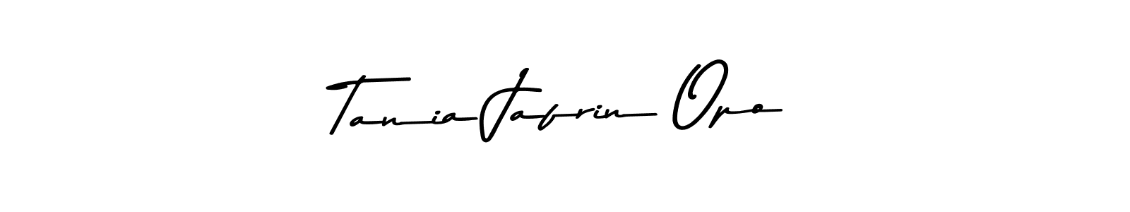 Tania Jafrin Opo stylish signature style. Best Handwritten Sign (Asem Kandis PERSONAL USE) for my name. Handwritten Signature Collection Ideas for my name Tania Jafrin Opo. Tania Jafrin Opo signature style 9 images and pictures png