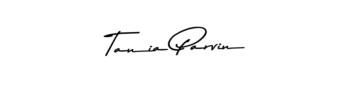 This is the best signature style for the Tania Parvin name. Also you like these signature font (Asem Kandis PERSONAL USE). Mix name signature. Tania Parvin signature style 9 images and pictures png