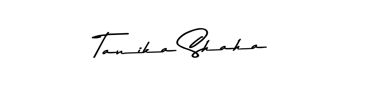 How to make Tanika Shaha signature? Asem Kandis PERSONAL USE is a professional autograph style. Create handwritten signature for Tanika Shaha name. Tanika Shaha signature style 9 images and pictures png