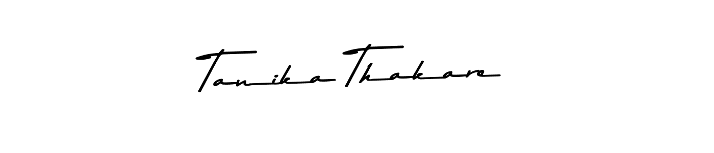 Also You can easily find your signature by using the search form. We will create Tanika Thakare name handwritten signature images for you free of cost using Asem Kandis PERSONAL USE sign style. Tanika Thakare signature style 9 images and pictures png