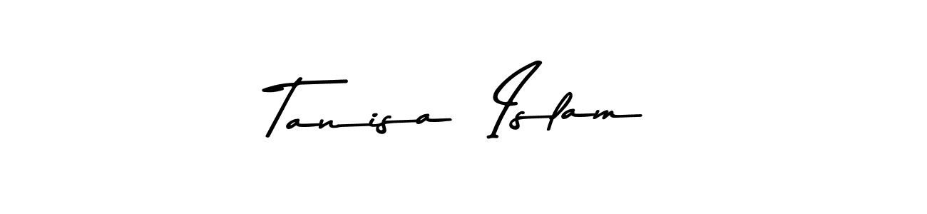 Design your own signature with our free online signature maker. With this signature software, you can create a handwritten (Asem Kandis PERSONAL USE) signature for name Tanisa  Islam. Tanisa  Islam signature style 9 images and pictures png