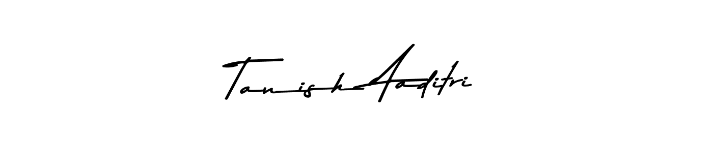 Tanish Aaditri stylish signature style. Best Handwritten Sign (Asem Kandis PERSONAL USE) for my name. Handwritten Signature Collection Ideas for my name Tanish Aaditri. Tanish Aaditri signature style 9 images and pictures png