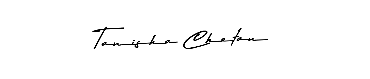 You should practise on your own different ways (Asem Kandis PERSONAL USE) to write your name (Tanisha Chetan) in signature. don't let someone else do it for you. Tanisha Chetan signature style 9 images and pictures png