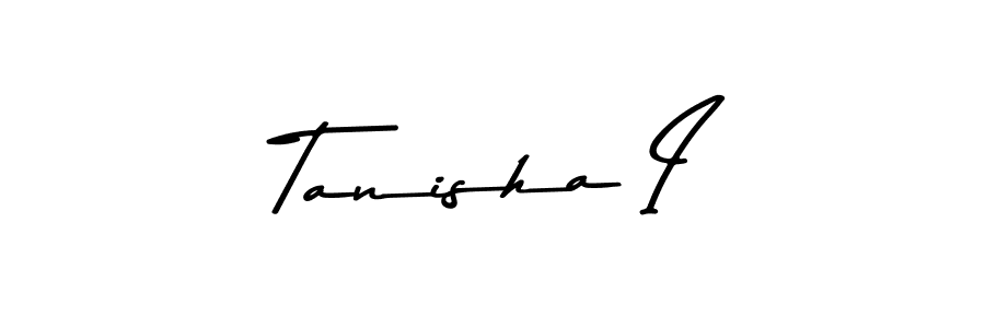Tanisha I stylish signature style. Best Handwritten Sign (Asem Kandis PERSONAL USE) for my name. Handwritten Signature Collection Ideas for my name Tanisha I. Tanisha I signature style 9 images and pictures png