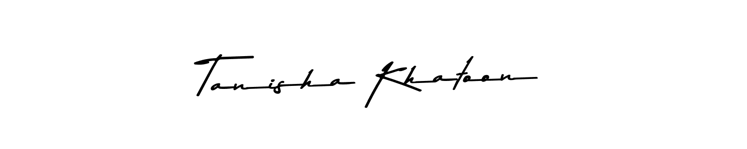 This is the best signature style for the Tanisha Khatoon name. Also you like these signature font (Asem Kandis PERSONAL USE). Mix name signature. Tanisha Khatoon signature style 9 images and pictures png
