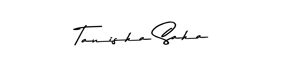 Design your own signature with our free online signature maker. With this signature software, you can create a handwritten (Asem Kandis PERSONAL USE) signature for name Tanisha Saha. Tanisha Saha signature style 9 images and pictures png