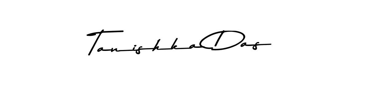 How to make Tanishka Das name signature. Use Asem Kandis PERSONAL USE style for creating short signs online. This is the latest handwritten sign. Tanishka Das signature style 9 images and pictures png