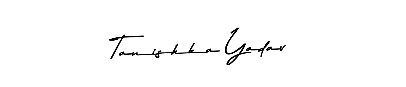 Use a signature maker to create a handwritten signature online. With this signature software, you can design (Asem Kandis PERSONAL USE) your own signature for name Tanishka Yadav. Tanishka Yadav signature style 9 images and pictures png