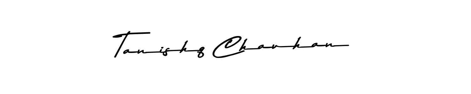 The best way (Asem Kandis PERSONAL USE) to make a short signature is to pick only two or three words in your name. The name Tanishq Chauhan include a total of six letters. For converting this name. Tanishq Chauhan signature style 9 images and pictures png