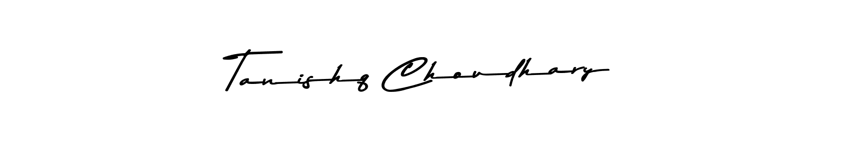 Make a beautiful signature design for name Tanishq Choudhary. With this signature (Asem Kandis PERSONAL USE) style, you can create a handwritten signature for free. Tanishq Choudhary signature style 9 images and pictures png