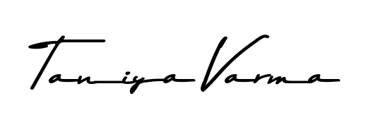 You should practise on your own different ways (Asem Kandis PERSONAL USE) to write your name (Taniya Varma) in signature. Don't let someone else do it for you. Taniya Varma signature style 9 images and pictures png