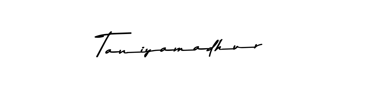 Design your own signature with our free online signature maker. With this signature software, you can create a handwritten (Asem Kandis PERSONAL USE) signature for name Taniyamadhur. Taniyamadhur signature style 9 images and pictures png