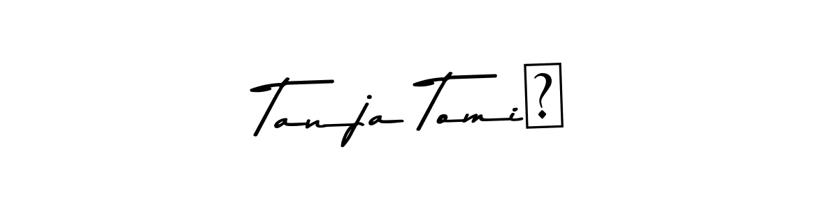 Make a beautiful signature design for name Tanja Tomić. With this signature (Asem Kandis PERSONAL USE) style, you can create a handwritten signature for free. Tanja Tomić signature style 9 images and pictures png