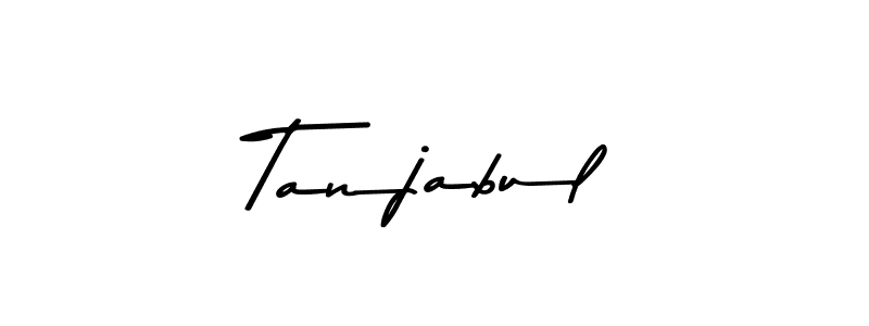 How to Draw Tanjabul signature style? Asem Kandis PERSONAL USE is a latest design signature styles for name Tanjabul. Tanjabul signature style 9 images and pictures png