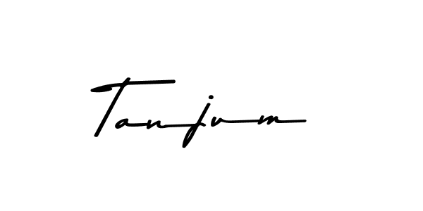 Tanjum stylish signature style. Best Handwritten Sign (Asem Kandis PERSONAL USE) for my name. Handwritten Signature Collection Ideas for my name Tanjum. Tanjum signature style 9 images and pictures png