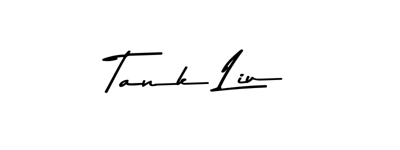 Create a beautiful signature design for name Tank Liu. With this signature (Asem Kandis PERSONAL USE) fonts, you can make a handwritten signature for free. Tank Liu signature style 9 images and pictures png