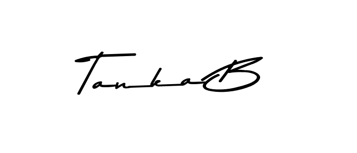 Create a beautiful signature design for name Tanka B. With this signature (Asem Kandis PERSONAL USE) fonts, you can make a handwritten signature for free. Tanka B signature style 9 images and pictures png
