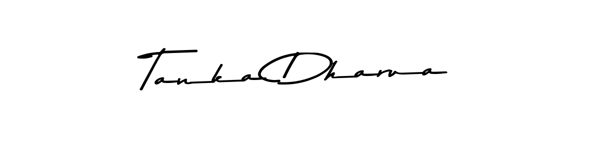 Design your own signature with our free online signature maker. With this signature software, you can create a handwritten (Asem Kandis PERSONAL USE) signature for name Tanka Dharua. Tanka Dharua signature style 9 images and pictures png