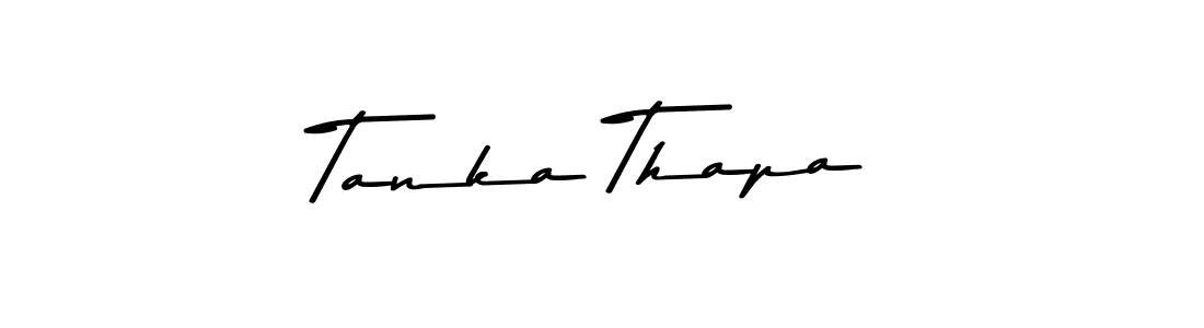 Use a signature maker to create a handwritten signature online. With this signature software, you can design (Asem Kandis PERSONAL USE) your own signature for name Tanka Thapa. Tanka Thapa signature style 9 images and pictures png