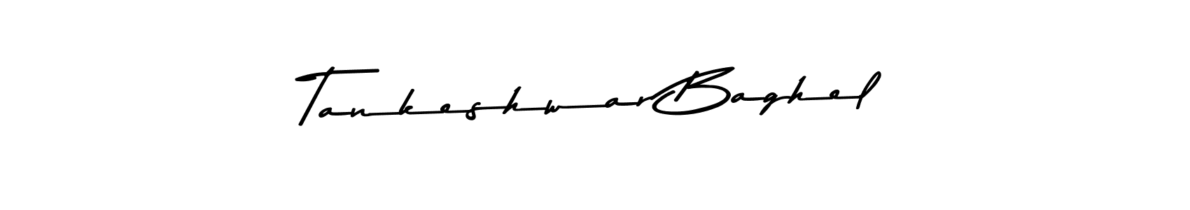 This is the best signature style for the Tankeshwar Baghel name. Also you like these signature font (Asem Kandis PERSONAL USE). Mix name signature. Tankeshwar Baghel signature style 9 images and pictures png