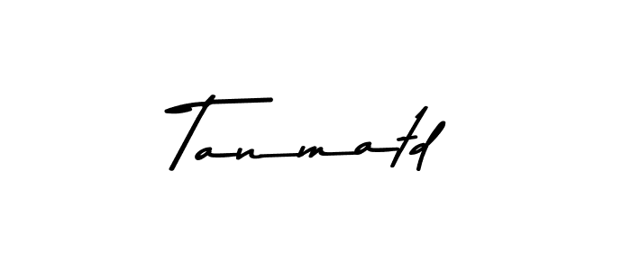 Create a beautiful signature design for name Tanmatd. With this signature (Asem Kandis PERSONAL USE) fonts, you can make a handwritten signature for free. Tanmatd signature style 9 images and pictures png