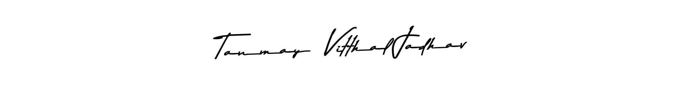 Create a beautiful signature design for name Tanmay  Vitthal Jadhav. With this signature (Asem Kandis PERSONAL USE) fonts, you can make a handwritten signature for free. Tanmay  Vitthal Jadhav signature style 9 images and pictures png