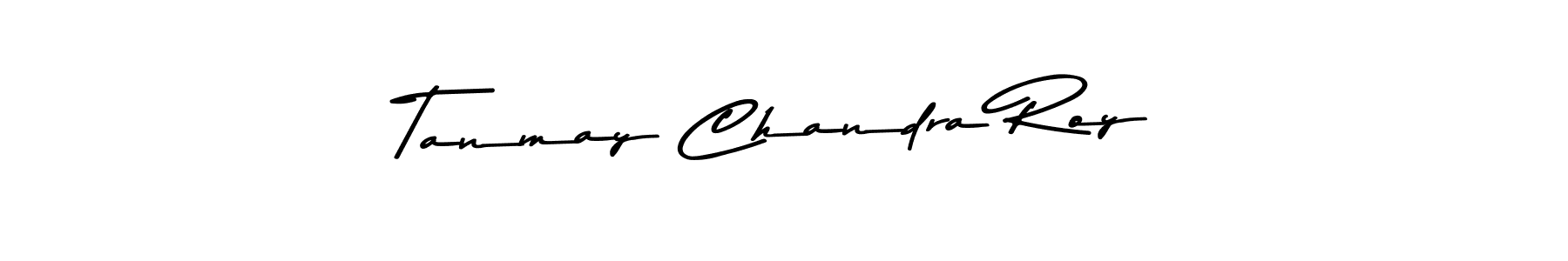 Create a beautiful signature design for name Tanmay Chandra Roy. With this signature (Asem Kandis PERSONAL USE) fonts, you can make a handwritten signature for free. Tanmay Chandra Roy signature style 9 images and pictures png