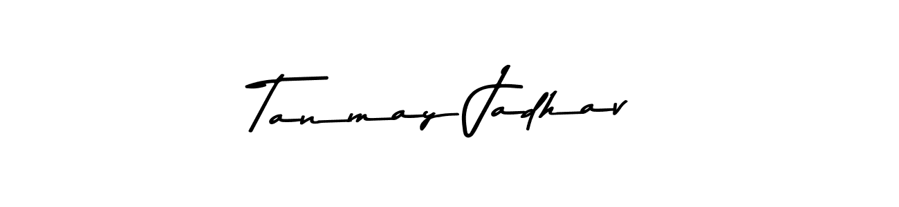 if you are searching for the best signature style for your name Tanmay Jadhav. so please give up your signature search. here we have designed multiple signature styles  using Asem Kandis PERSONAL USE. Tanmay Jadhav signature style 9 images and pictures png