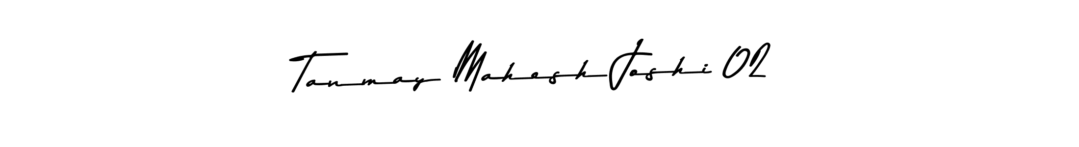 Create a beautiful signature design for name Tanmay Mahesh Joshi 02. With this signature (Asem Kandis PERSONAL USE) fonts, you can make a handwritten signature for free. Tanmay Mahesh Joshi 02 signature style 9 images and pictures png