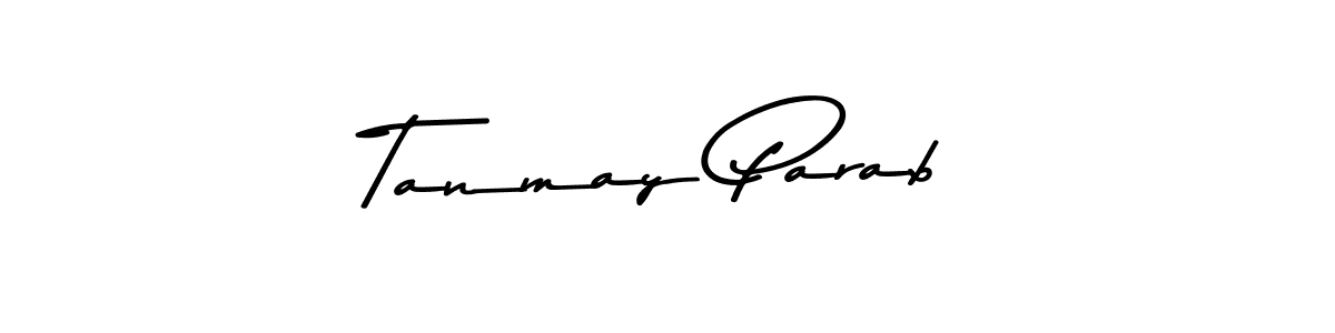 Tanmay Parab stylish signature style. Best Handwritten Sign (Asem Kandis PERSONAL USE) for my name. Handwritten Signature Collection Ideas for my name Tanmay Parab. Tanmay Parab signature style 9 images and pictures png