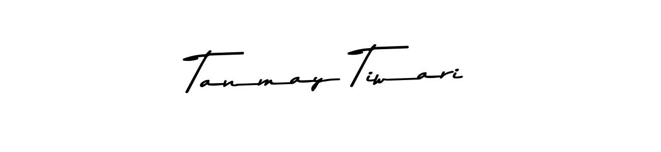 Create a beautiful signature design for name Tanmay Tiwari. With this signature (Asem Kandis PERSONAL USE) fonts, you can make a handwritten signature for free. Tanmay Tiwari signature style 9 images and pictures png