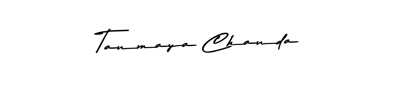 Make a beautiful signature design for name Tanmaya Chanda. With this signature (Asem Kandis PERSONAL USE) style, you can create a handwritten signature for free. Tanmaya Chanda signature style 9 images and pictures png